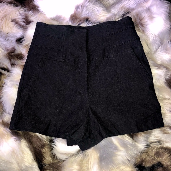 Forever 21 Pants - Forever 21 Black High Waisted Stretch Shorts